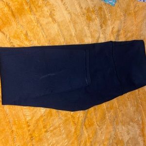 Black seamless leggings